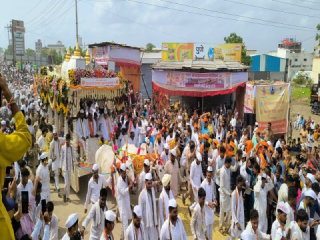 संतश्रेष्ठ ज्ञानेश्वर माऊली यांच्या पालखीचे हिंदु जनजागृती समिती आणि महाराष्ट्र मंदिर महासंघ यांकडून स्वागत !
