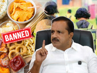 कर्नाटकात शाळांजवळ पिझ्झा-बर्गर यांच्या विक्रीवर लवकरच बंदी !