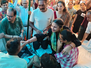 Jantar Mantar Protest : जंतर मंतरवरील २३ दिवसांचे बेमुदत उपोषण मागे