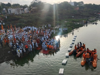 जगद्गुरु संत तुकाराम महाराज पालखीचे नेत्रदीपक रिंगण !