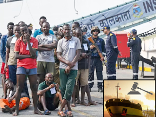 Somalians Get Life Imprisonment :  नौका कह्यात घेऊन खलाशांना ओलीस ठेवणार्‍या सोमालियाच्या ४४  नागरिकांना जन्मठेप !