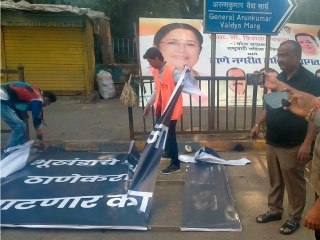 ठाणे महानगरपालिकेने ८ दिवसांत १ सहस्र ५२४ अनिधकृत फलक हटवले
