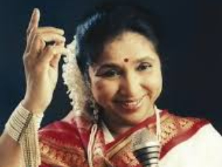 Young Asha Bhosle singing
